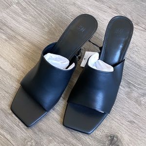 H&M Black Mules